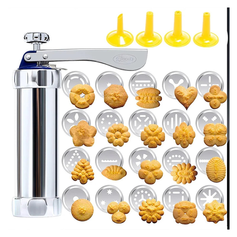 Cookie Press Gun Kit  Aluminum - đánh giá và giá Churros Maker Gun