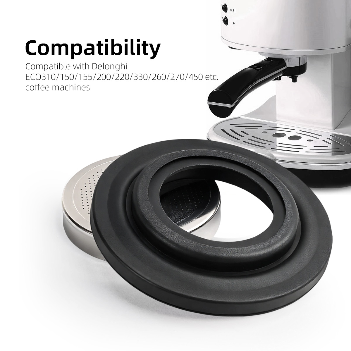 Group-Head Gasket Seal Shower  - đánh giá và giá Delonghi Espresso Magnifica